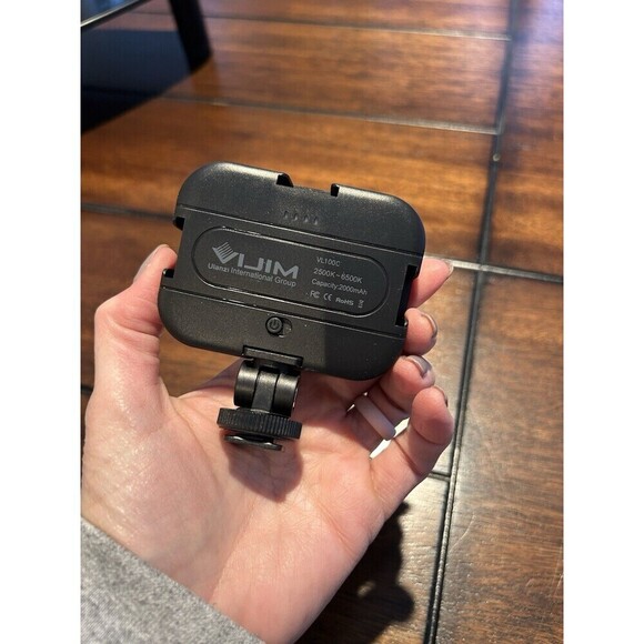 VIJIM VL100C Bi-Color LED Video Light on Camera,Mini Rechargeable 2000mAh LED - Picture 2 of 8